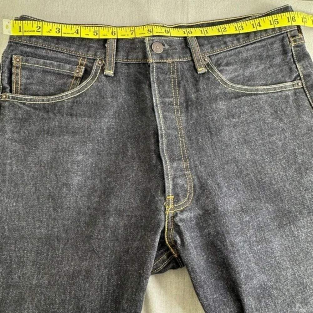 Levis‎ 501 Black Wash Jeans Mens 34